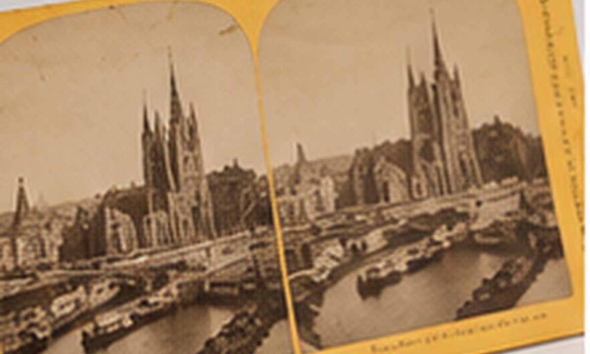 Stereograph card