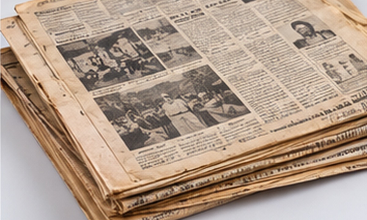 Historic newspaper scanning